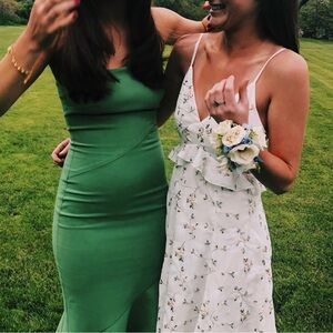 Beautiful white dress midi